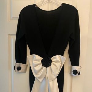 Backless sweater dress